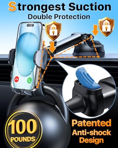 HTU 2026 Ultimate Best【True Military-Grade & Safety Cert】 Car Phone Holder - Image 3