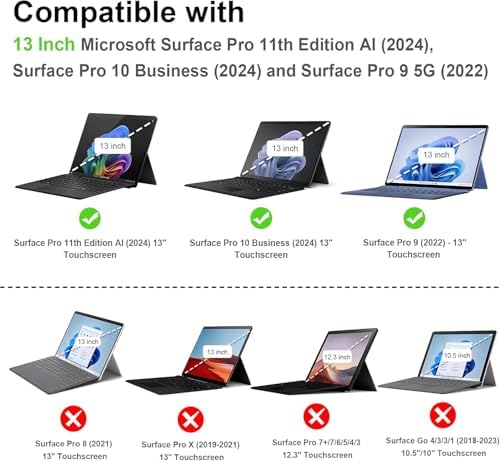 Leather Case for Microsoft Surface Pro 9/10/11 13 inch 2022/2024 - Image 2