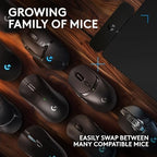 Logitech G POWERPLAY 2 Wireless Charging Mouse Pad - Black - Image 5