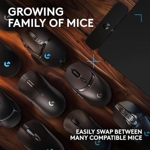 Logitech G POWERPLAY 2 Wireless Charging Mouse Pad - Black - Image 5