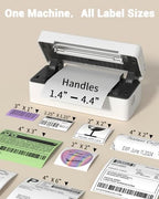 Labeer Bluetooth Thermal Shipping Label Printer, Wireless 4x6 Printer White - Image 5