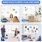 Double-Sided White Board Dry Erase Magnetic Whiteboard Wall 60x40, 2-Pack - Image 5