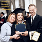 200 Pack Navy Blue Certificate Holders 8.5x11 Diploma Covers Folders - Image 6