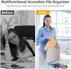 Fireproof Accordion File Organizer, Expanding File Folder with 13 Pockets - Image 6