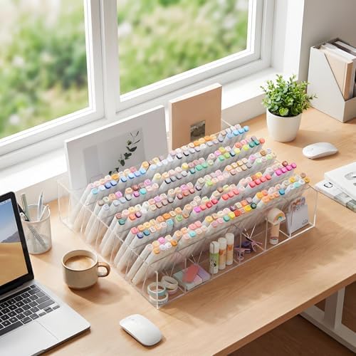 MotiMind Acrylic Pen and Marker Organizer for 420 Markers - Image 5