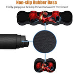 4 in 1 Ergonomic Keyboard Wrist Rest & Mouse Pad Wrist Rest Set, Large XXL Gaming Desk Mat 31.5"x 11.8" with Non-Slip Base, Memory Foam for Home Office Study Gaming, Red Dragon - Image 4