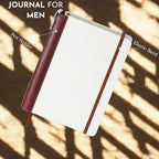 SETTINI® Vegan Leather Journal Gift Set with Pen 192 Pages, Modern White - Image 5