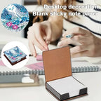 4pcs Animal Angel Diamond Art Painting Note Box for Adults, Wooden DIY Sticky Notes Holder Kit with 640 Blank Notepads, Multi-Purpose Desk Organizer for Home Office, Study Thoughtful Gift - Image 6