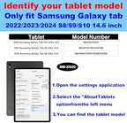 Leather Case for Samsung Galaxy Tab S8/S9/S10 Ultra 14.6" 2023/2025 - Image 2
