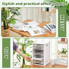 Juexica 1 Pack 15 Tier Scrapbook Paper Organizer for Sizes 8.5" x 11" - Image 5