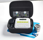 Brother PT-D210SV Monochrome Label Maker Bonus Bundle Comes with a Protective Carrying case, an Adapter, and Two Sample Genuine TZe Label Tapes for Added Value. - Image 4