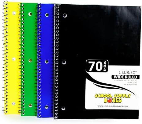 Elementary School Writing Bundle | 1 Box - 51 Pieces per Box | School Supply Boxes - Back to School Essentials | Includes Composition Books, Loose Leaf Paper, Index Cards, 12 ct. Pens & More - Image 4