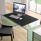 Mydours 36" x 24" XL Large Desk Mat - PU Leather Full Desk Mouse Pad, Black - Image 5