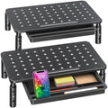 Zimilar 2 Pack Monitor Stand Riser with Drawer, 3 Height Adjustable by Zimilar