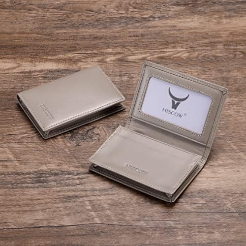 HISCOW Full Grain Leather Business Card Holder Case - Image 2