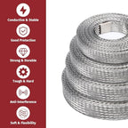 Tinned Copper Metal Braid Sleeving Wire Shielding 1/2inch-13ft - Image 4