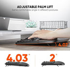 MEETION Ergonomic Keyboard and Mouse Combo, Split Design, Vertical Mouse - Image 4