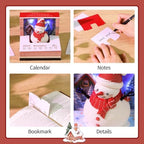 3D Calendar 2027,Time Piece Calendar 2027 With LED Lights,3D Art Calendar Memo Pad,Snowman Desktop Decoration,Tear-Away 3D Paper Art Notepad,Christmas Gift,New Year Gift(Cute Little Snowman) - Image 5