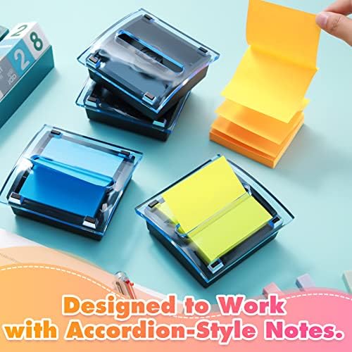 Mimorou 6 Pcs Pop up Sticky Notes Dispenser Sticky Note Holder for Desk - Image 2