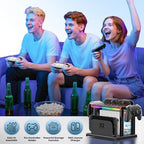 Switch 2 RGB Organizer Station with Controller Charging Dock, Switch 2 Storage Stand, Joycon 2 Charger, Gaming Accessories Holds TV Dock, 16 Game Cases, 16 Game Cards and 2 Pro Controllers - Image 6