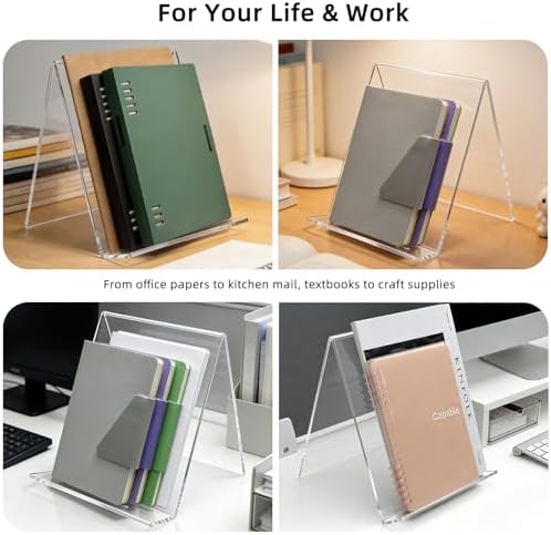 8.5x11 Clear Acrylic Book Stand Easel for Cookbook, Tablet & Vinyl - Image 4