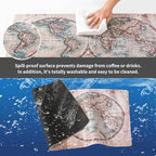 Map Mouse Pad, Large Extended Mouse Pad Keyboard 39.4” x 19.7” - Image 3