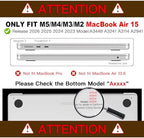 CISSOOK Case for MacBook Air 15 inch 2026 2025 2024 2023 M2 M3 M4 M5 Chip - Image 2