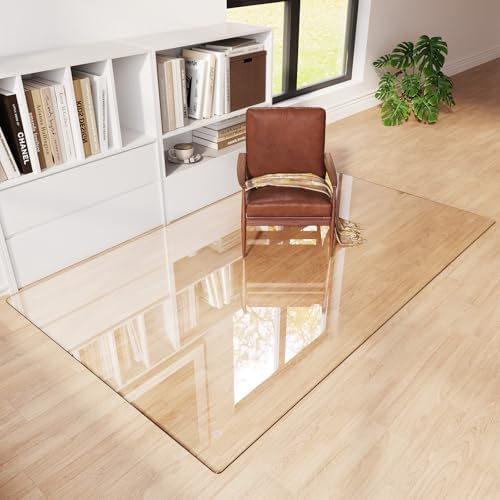 Tempered Glass Chair Mat for Carpet 80"x48", Floor Protector - Image 3