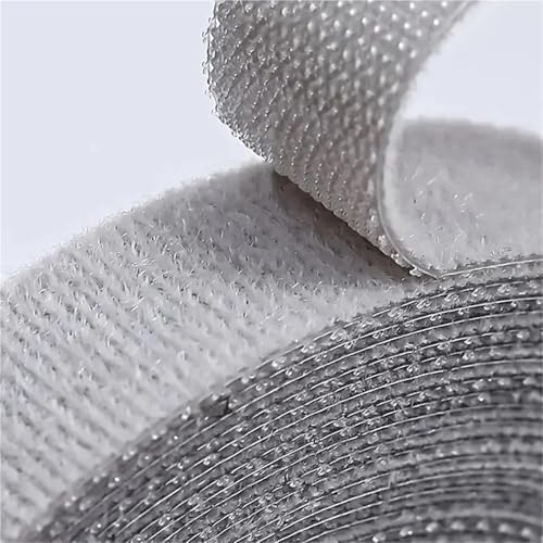 Adhesive Cable Clips 16.4ft Self Adhesive Tape Reusable Cable Tie Wire Straps DIY Accessories for Desk, Wall, Car(Black,8roll) - Image 7
