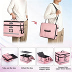 EXLIFBAG Fireproof File Organizer with Lock, 2 Layer - Image 4