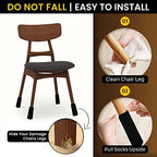 Chair Leg Socks 48/80 Pcs Black Furniture Leg Covers Floor Protectors - Image 6