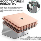 Laptop Stand, Aluminum Notebook Holder Riser Heat-Vent for MacBook Air/Pro, Dell, HP, Lenovo, Microsoft Surface, Samsung 11-16 inches Notebook (Space Silver) - Image 6