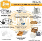 YBM HOME Office Round Desk Steel Mesh Pencil Cup Pen Holder Silver, 2210-6 Pack of 6 - Image 4