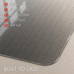 Kuyal Office Chair Mat for Carpet, Set of 2, Heavy Duty Computer Chair Mat - Image 5