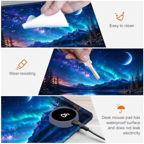 Heated Desk Pad & Mouse Pad, 3 Heat Levels, 3-Hour Auto Shut-Off - Image 4