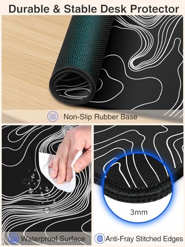 Magnetic Wireless Charging Mouse Pad, 31.5"x15.8" Large Desk Mat - Image 6