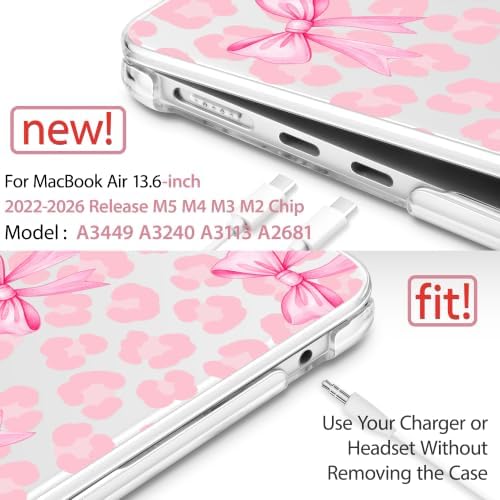 May Chen Case for M5/M4/M3/M2 MacBook Air 13 inch Case 2026-2022 Release - Image 2