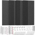 Ultrawall Metal Peg Board Panels with Hooks, Garage Pegboard Tool Organizer by UltrawallGarageToolsOrganizer