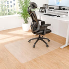 Office Chair Mat for Hardwood Floor, Ship Flat 48"x30" Heavy Duty Floor Protector for Desk, Plastic Rolling Chair Mats, Clear Floor Mat Smooth Glide, No Divot, Rectangle - Image 2