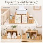 Diaper Caddy Organizer, Baby Changing Table Organizer - Image 6