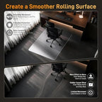 Clear Office Chair Mat 36" x 48" for Low-Pile Carpet - Image 5