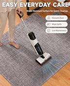 Funwheat Office Chair Mat with Lip for Hard Floors, 36 x 48 in, Dark Grey - Image 6