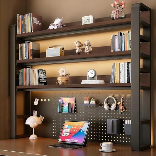 Desk Shelf Organizer with Pegboard & 31-Piece Accessory Kit by Unknown