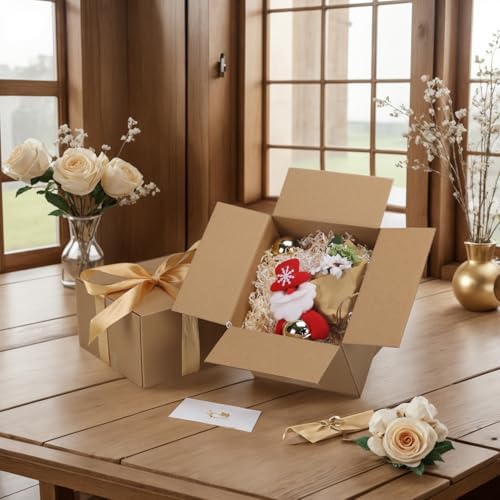 7x6x5 Brown Shipping Boxes Set of 25, Kraft Corrugated Cardboard Small Boxes Mailers for Packaging - Image 6