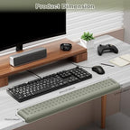 Leolee L-Shaped Desk Long Wrist Rest Elbow 60CM, Grey Arm Rest for Desk - Image 6