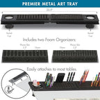 SD STUDIO DESIGNS Premier Art Supplies Metal Tray for Art/Craft Table, 36 Inch, Black - Image 5