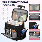 Ytonet Rolling Cart for Teachers with Detachable Dolly & Teacher Tote Bag - Image 4