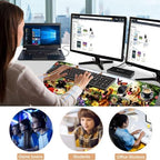 Keyboard Wrist Rest and Mouse Pad with Wrist Support Set Ergonomic Coaster,Memory Foam,Easy Typing Pain Relief,Large XL Desk Mat 31.5"x 11.8",Dog with Butterflies and Flowers - Image 7