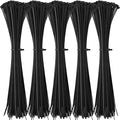 500 Pack Long Zip Ties Heavy Duty, Large Cable Ties, Black, 18 Inch by Shappy