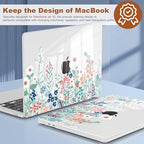 CISSOOK for MacBook Air 15 inch Case 2026 2025 2024 2023 M5 M4 M3 M2 Flower - Image 5